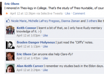 Minoring in Theo-logy